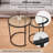 Glass Top Nesting Tables-88560552