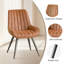 Modern Dining Chairs 54.8*46.9*83.2cm Tech Fabric Upholstery with Stylish Design Sofa-Level Cushioning Pet-Friendly Durable Scratch Resistant for Kitchen Dining Room or Home Office-1022161956-1013287188