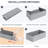 Drawer Organizer For Clothes - Versatile Storage Solution For Baby Clothes, Underwear, Socks, Bras, Belts, And Ties - Set Of 3-1845595102