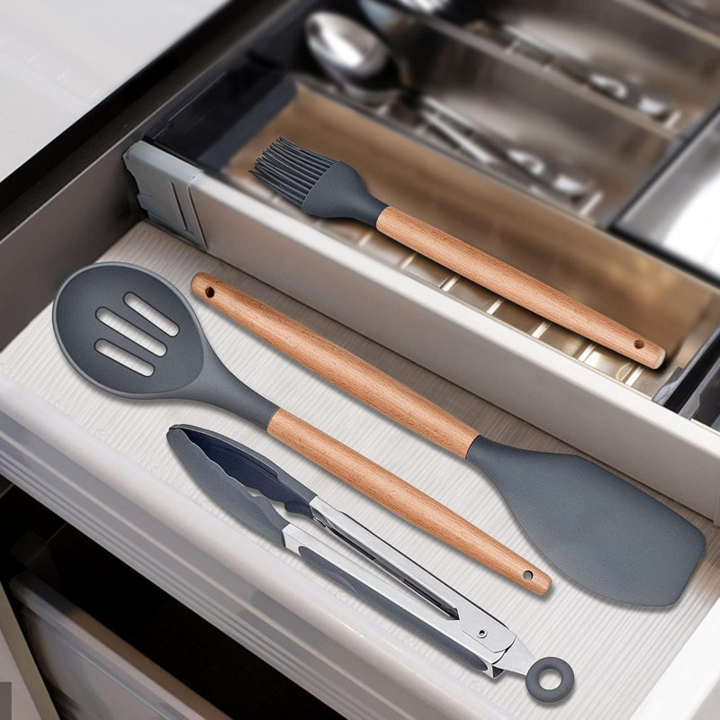 Rareweaves 12 Utensil Set, 35.1cm, Grey