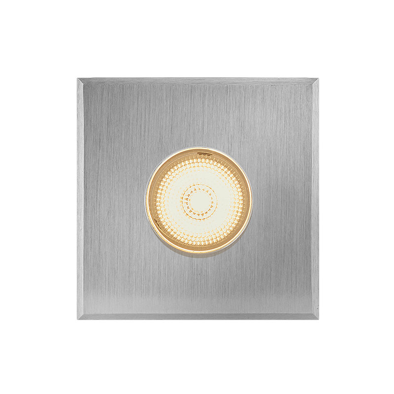 Dot Silver Hardwired Integrated LED Metal Pathway Light