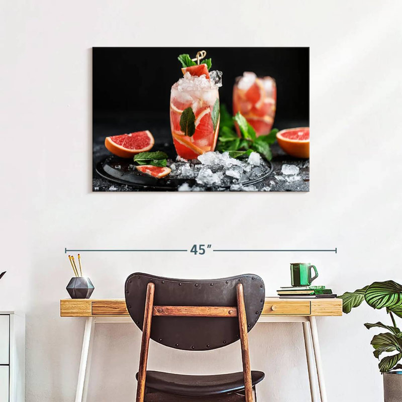 Yarlin Grapefruit Cocktails, 24" H x 36" W