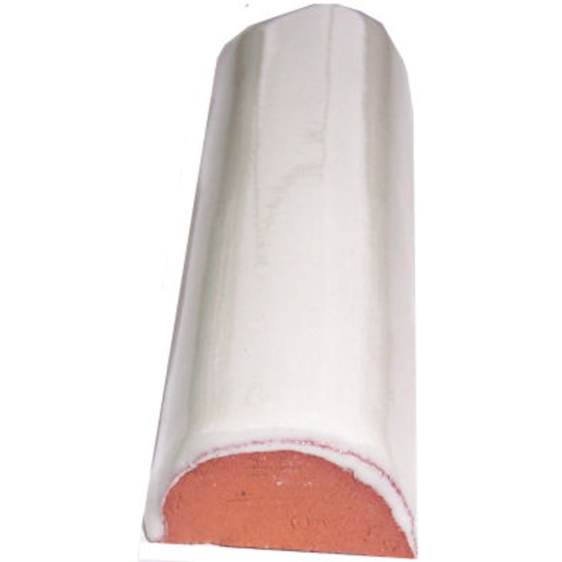 5 pièces TalaMex Talavera, L 1 po x L 4 po, Blanc