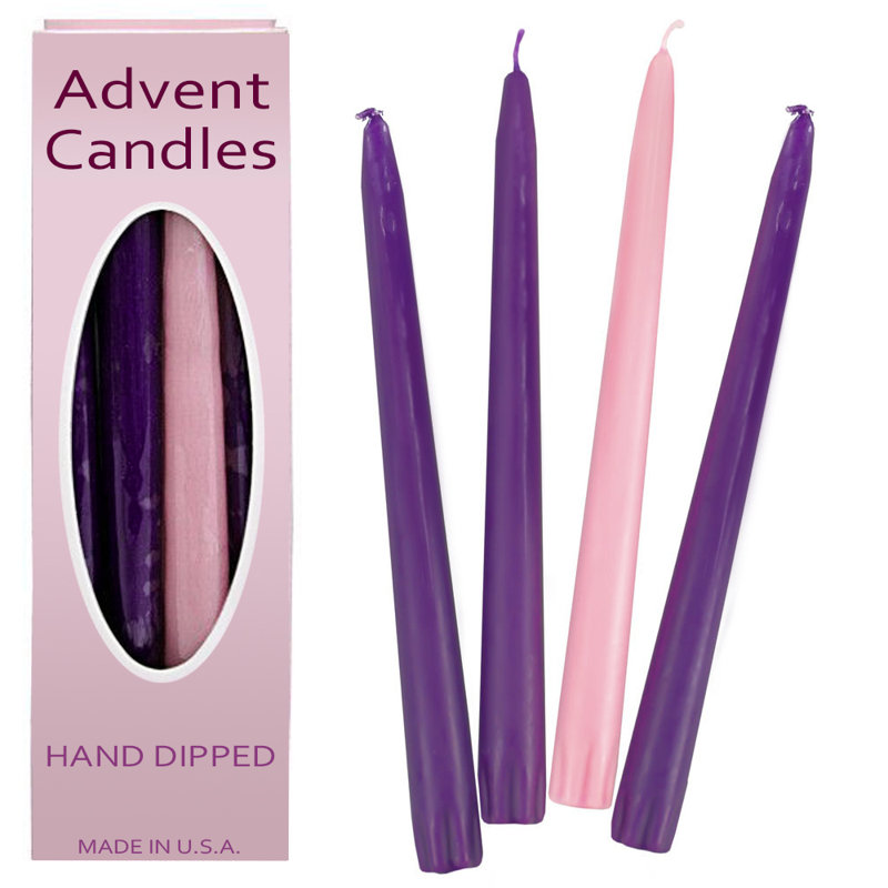 Bougie effilée à la main non parfumée