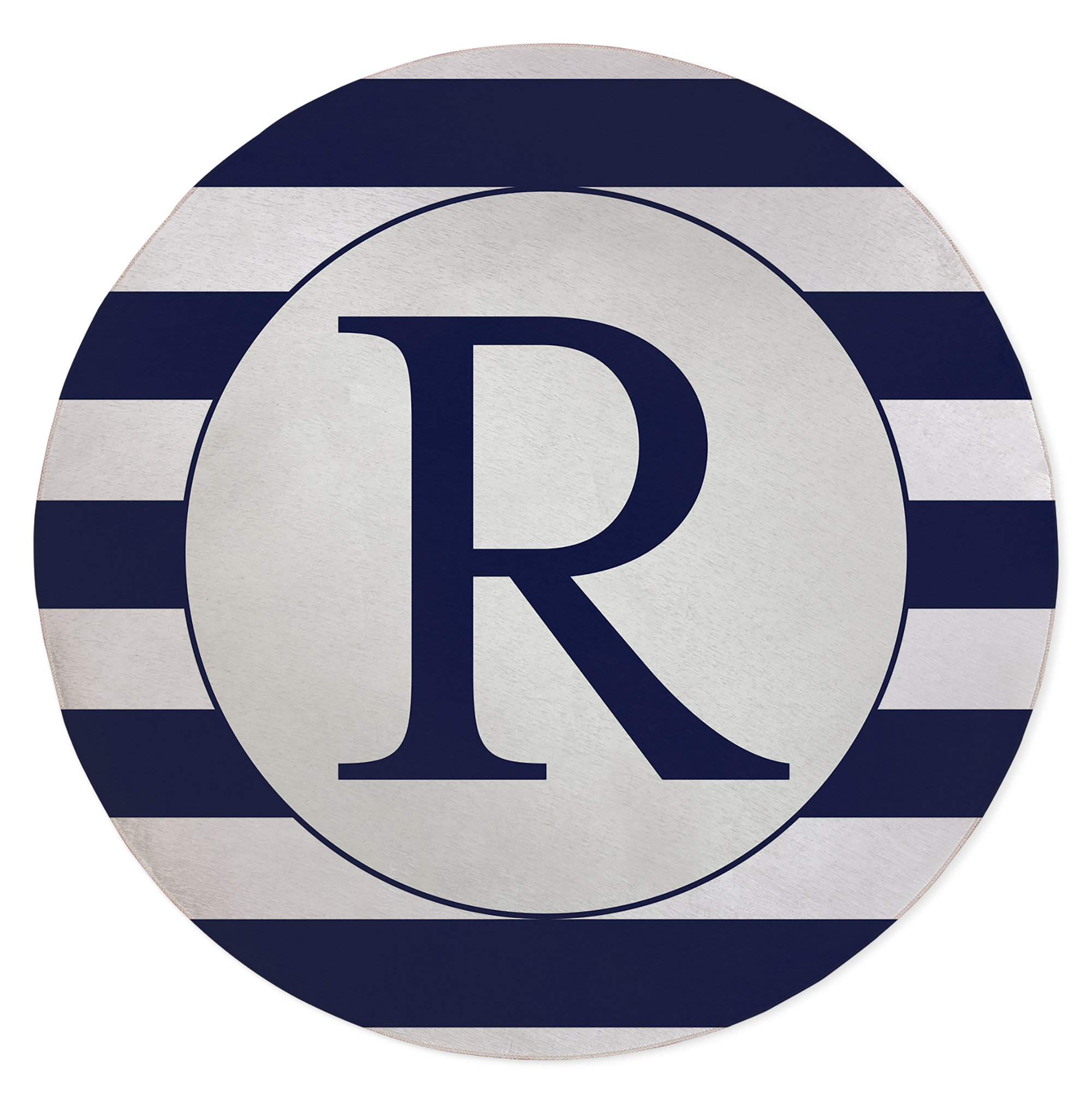 KAVKA DESIGNS MONO NAVY STRIPED R Office Mat By Kavka Designs-Striped-R ...