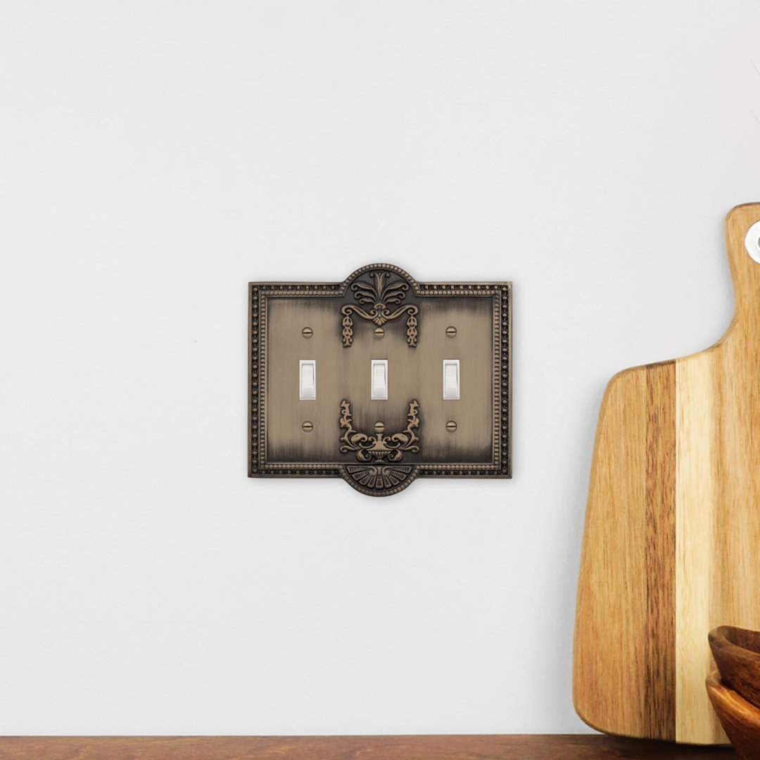 Meadows 3-Gang Toggle Light Switch Wall Plate Nostalgic Warehouse 