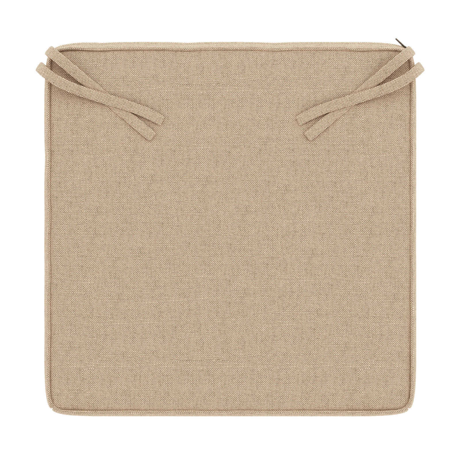 Sunbrella® Seat Cushion, Antique Beige Sunbrella® Canvas, 17" W x 17" D