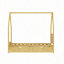 Cadre de lit Montessori avec 2 tiroirs de rangement, lit en bois en forme de maison avec tête de lit, sommier non requis, montage facile-134067895-134067902