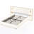 Calviano Upholstered Platform Bed With Wingback Headboard, LED Lighting, And Storage Side Panels-117216291-117216289