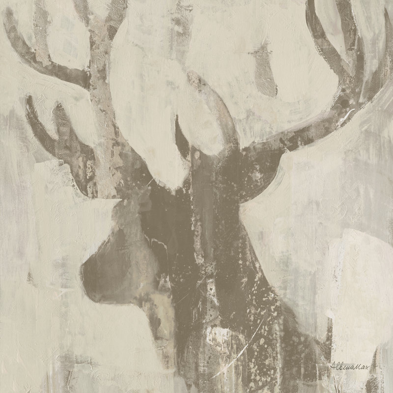 Golden Grey II - gris, Non, H 12 po x l 12 po, Imprimé avec cadre noir