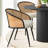 Castner 4 - Person Dining Table Sets With 41.5'' Round Table & 4 Upholstered Boucle Armchairs-103707480