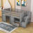 Jadalyse Kids Twin 1 Drawers Wood Loft Bed with Shelves-29602476