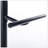 2PCS PU Black Metal Base Bar Stools With Tufted Backj-1985716243-1985716240