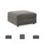 Repose-pieds de rangement carré 37 po Orleanne-117257567