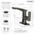 MASO Touchless Pull-Down Bathroom Sink Faucet, 2 Spray Modes, Temperature Display (°F), Motion Sensor, 360° Swivel, Single Handle, 1 or 3 Hole, Deck Plate, Vanity, Laundry & Bar,   Brushed Gray-126101716