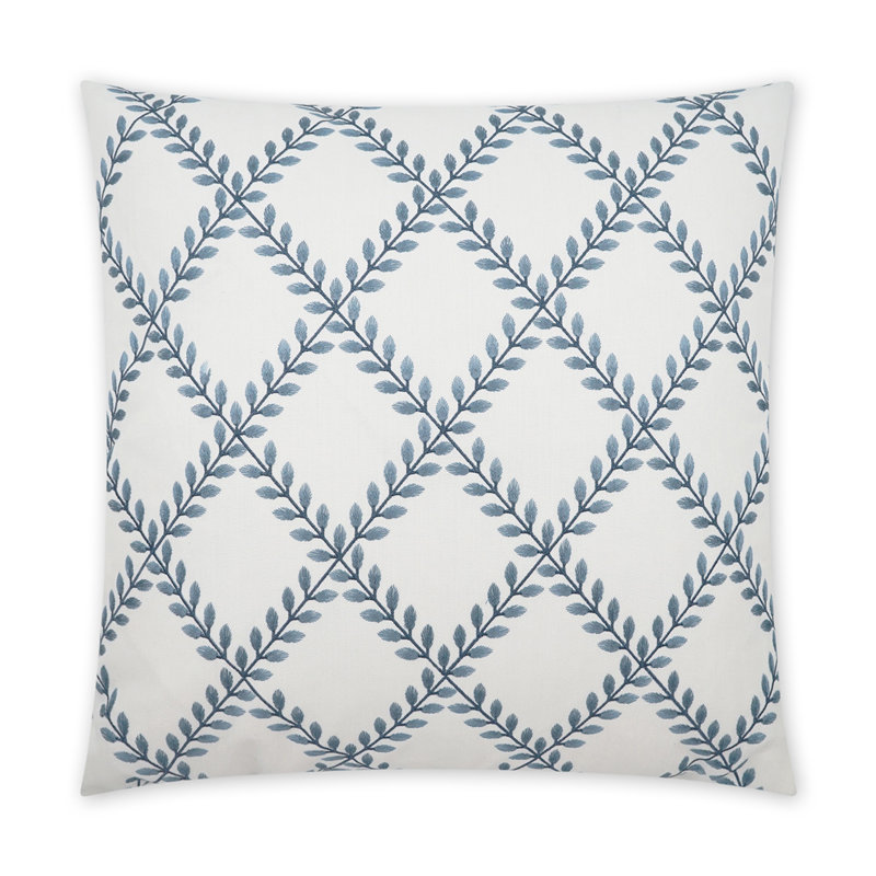 Coussin Clover Lane, Square 20", Porcelaine