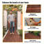Carreaux de terrasse entrelacés à motif rayé-111809225