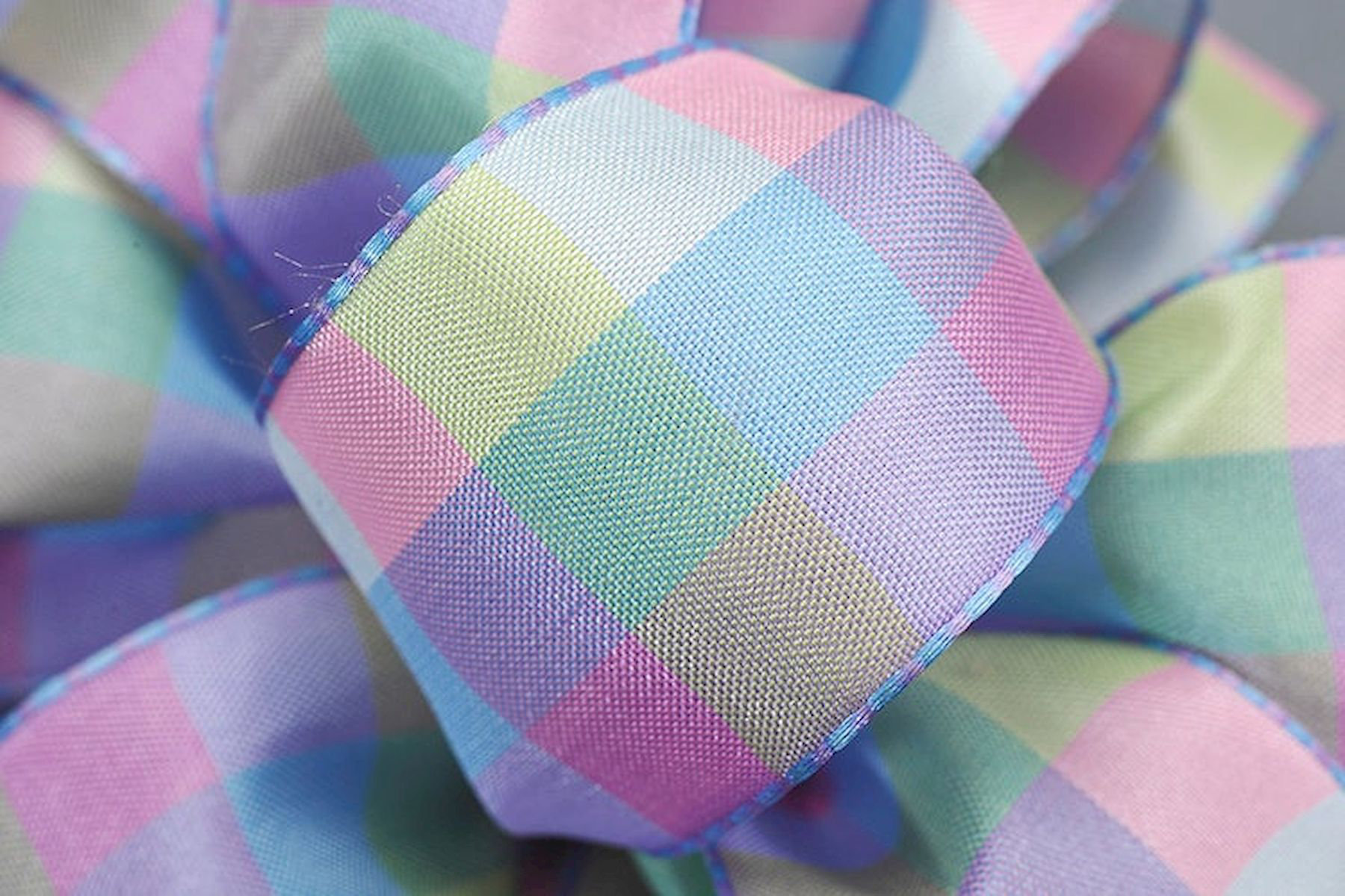 The Holiday Aisle® Wired Plaid Ribbon | Wayfair