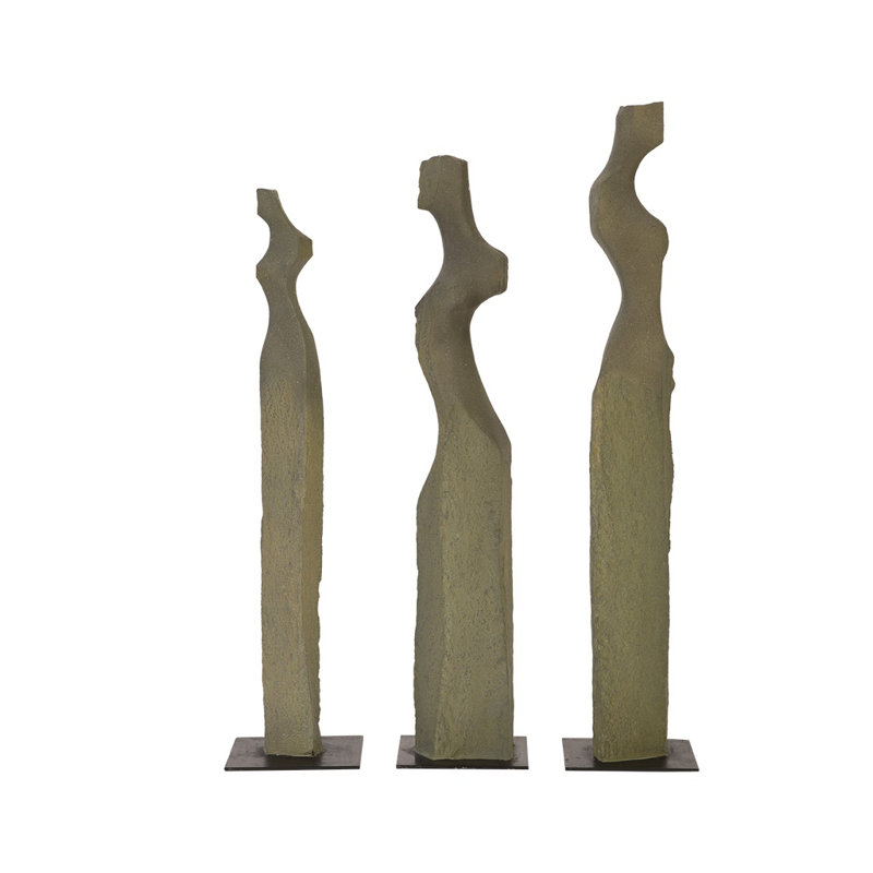3 Piece Cast Women Sculpture Set