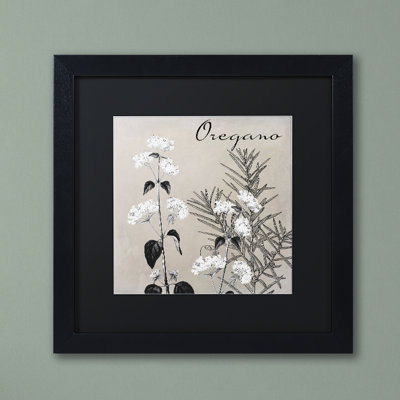 «Flowering Herbs II» par Jadaya, impression encadrée