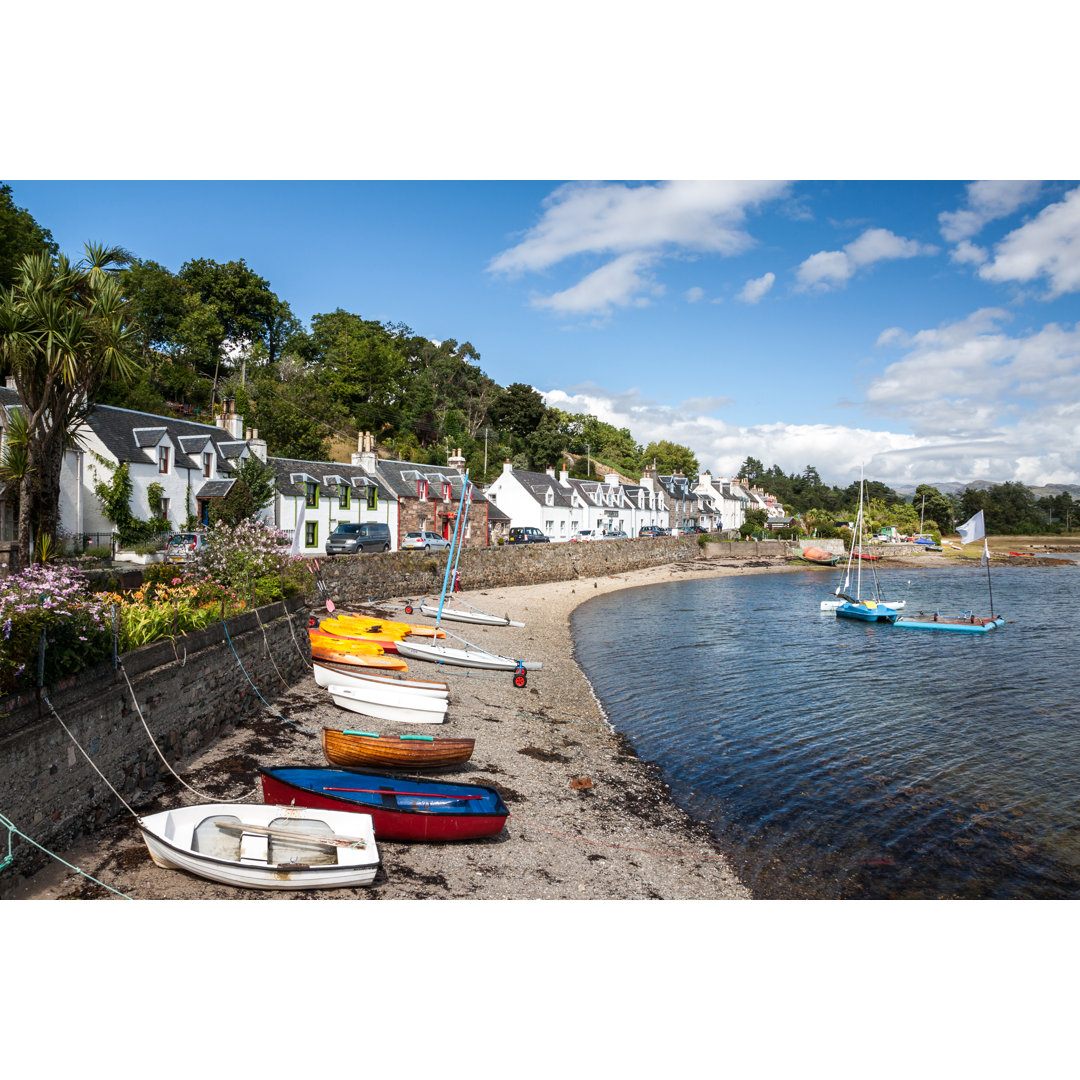 Leinwandbild Plockton Dorf in den schottischen Highlands