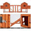 Grand poulailler en bois avec enclos et nichoirs Ruislip-1684654651