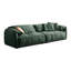 Coussin de canapé modulaire en polyester vert-1190306349