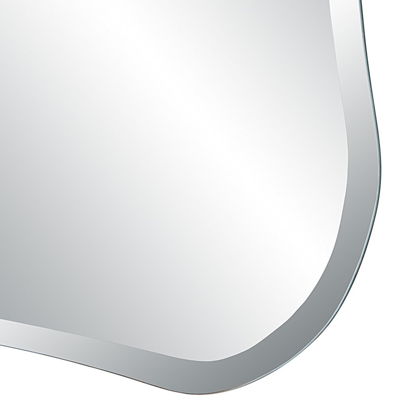 Metal Wavy Wall Mirror