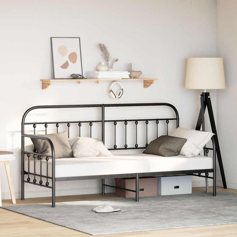 Daybed Frame Steel, 80 x 200cm, Black