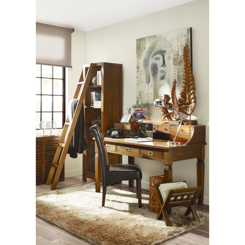 Guildhall Solid Wood Free Standing Magazine Rack