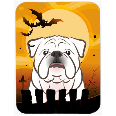 Eila English Bulldog Glass Cutting Board