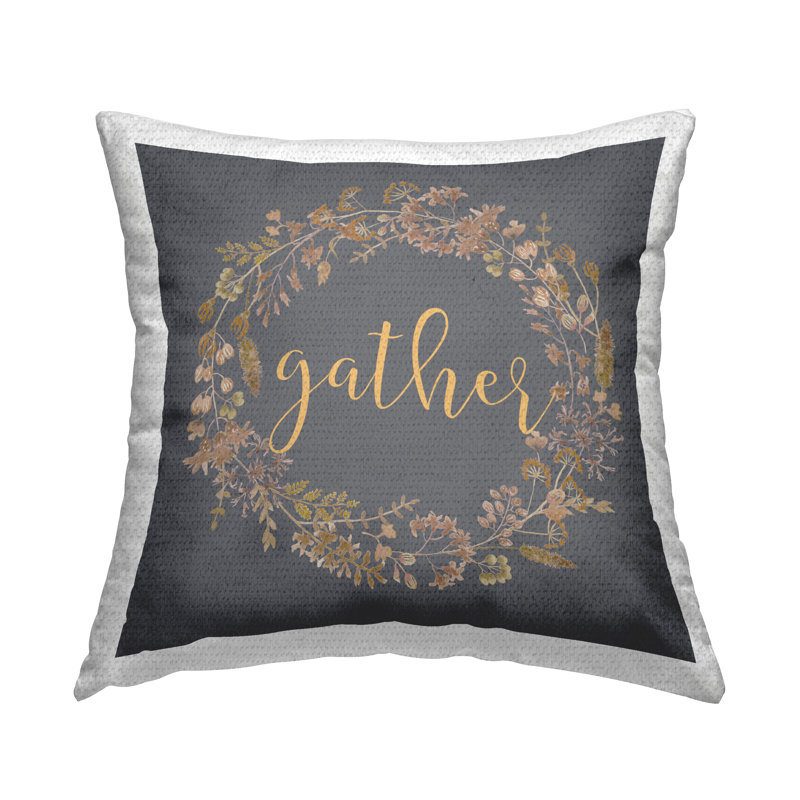 Coussin d'extérieur Gather Calligraphy
