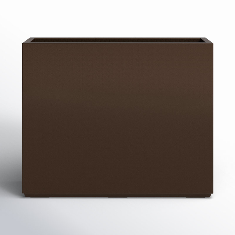 Tormund Metal Planter Box, Espresso, 30" H x 38" W x 9.8" D