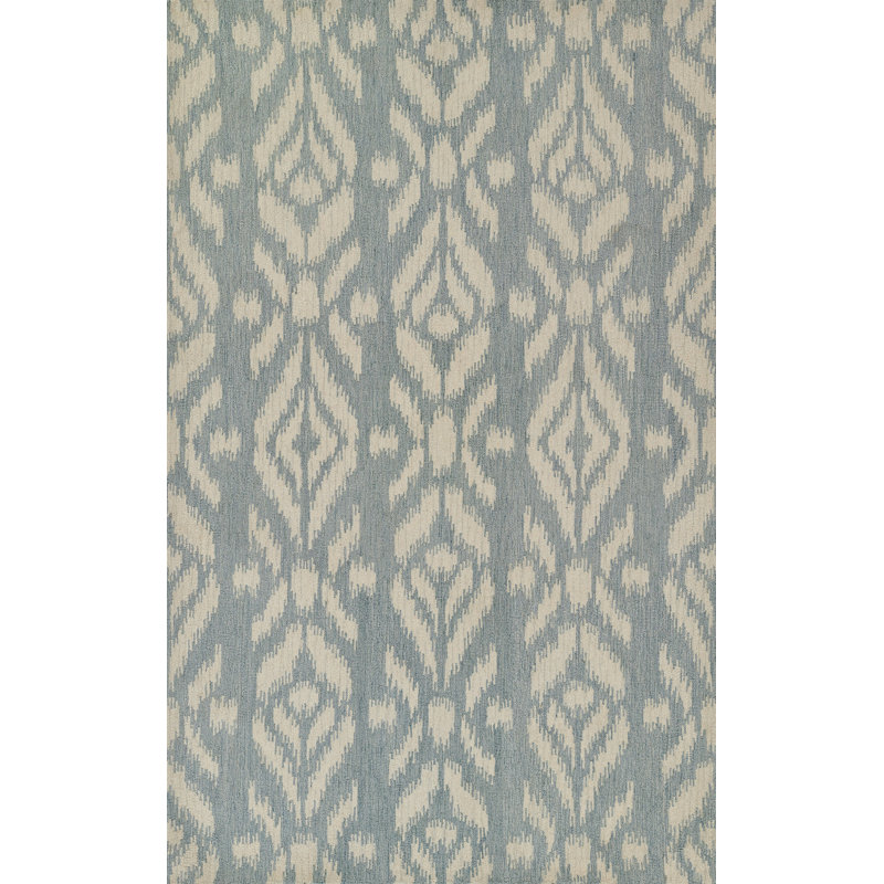 Tapis gris / brun en laine touffeté à la main Truman, Rectangle de 2 pi x 3 pi