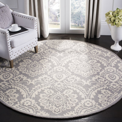 Tansy Handmade Wool Ivory/Gray Rug