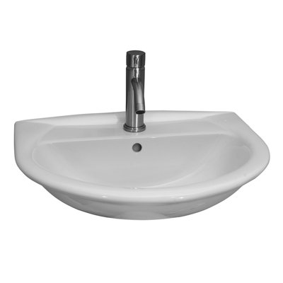Barclay Karla 17.37 " Vitreous China U-Shaped Bathroom Sink and Overflow Hole