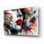  «Splash Of Passion» par Rey Klimt, art mural en verre acrylique, 16 po x 12 po