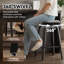 Tabouret de comptoir pivotant 26 po avec structure en bois cintré-416786109