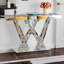 Table console en verre miroir Amla 47,24 po-1404851399