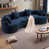 Chenille bleu antique sélectionné