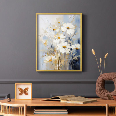FLORAL Series CCLXXXIV  -Premium Framed Print -Ready to Hang - No Nails Required