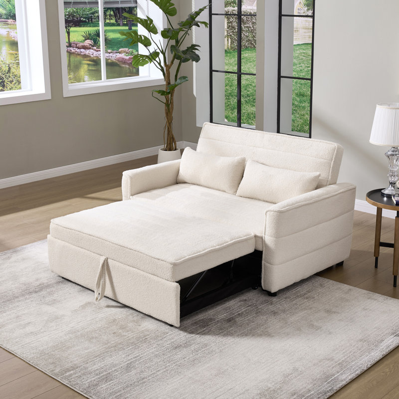 2 Seater Boucle Sofa Bed