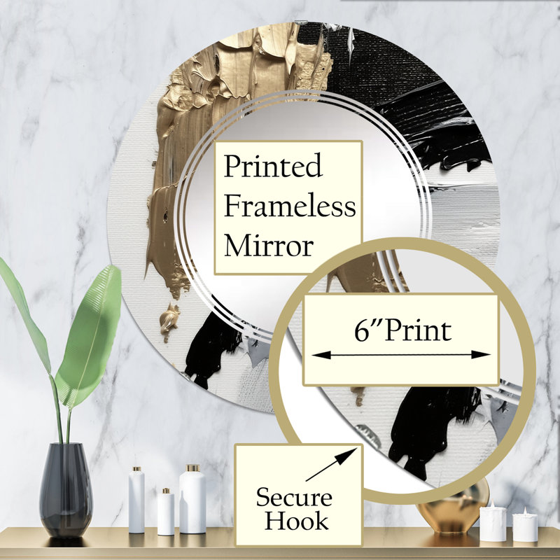 Miroir mural Ardenvor, 32 po x 32 po