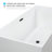 67" x 32" Freestanding Soaking Acrylic Bathtub-83677357