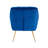 16.3'' H Velvet Upholstered Armchair-471941738