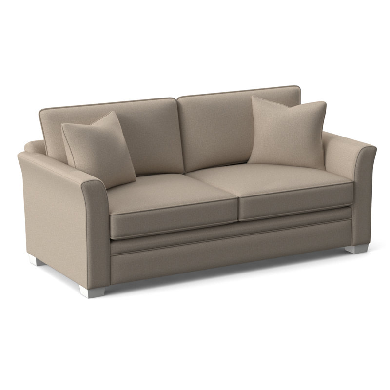 Bridgeport 85'' Upholstered Sofa, Eggshell Crypton Performance; 0884-93, Frost White Finish