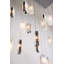 Luminaire suspendu en grappe de 25 lumières-27796788