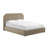 Keynote Upholstered Fabric Curved Platform Bed-101181372-101181375