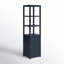 Lark 3- Tier 1 Door Narrow Etagere Bookcase-1613104290