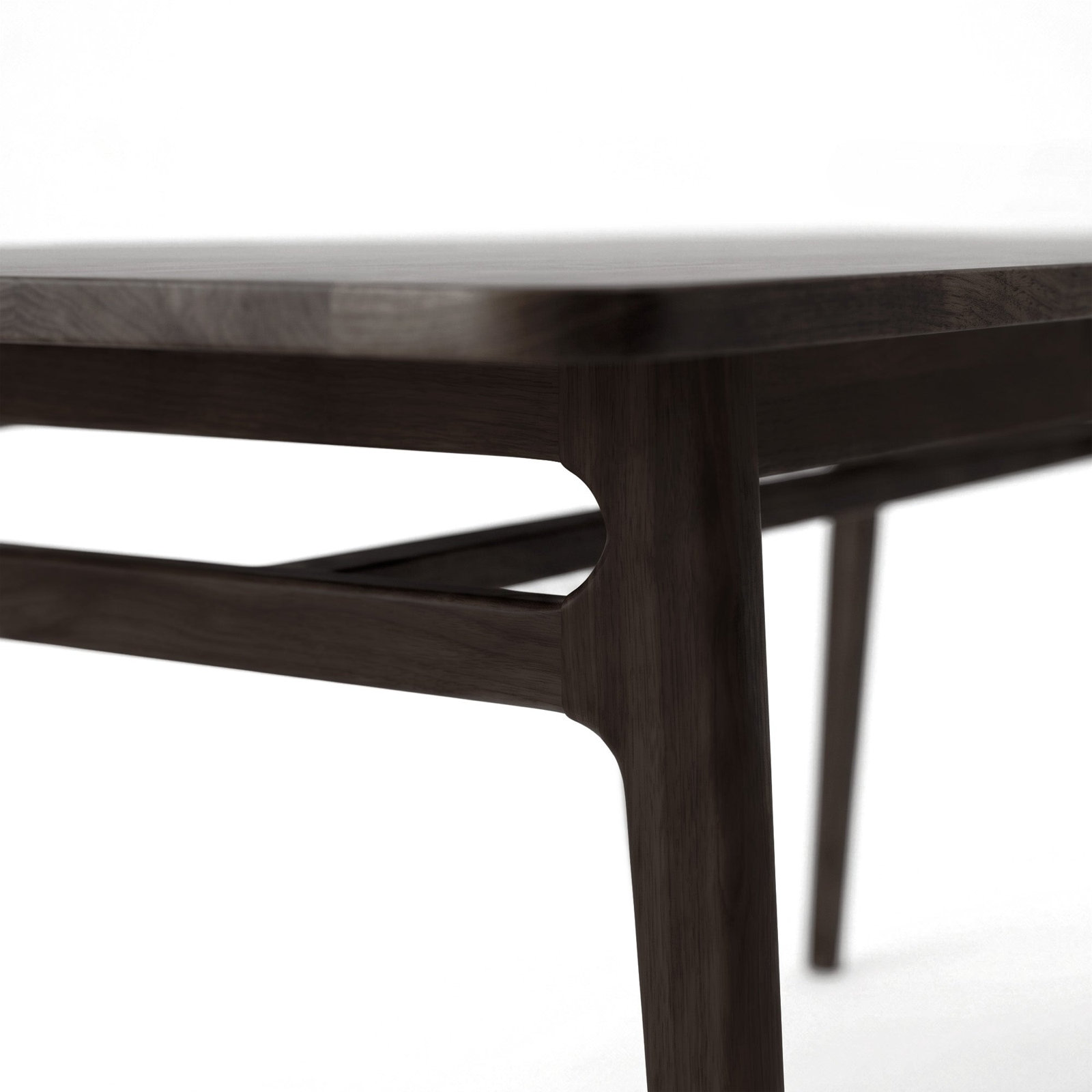 Lito 71" Acacia Dining Table, Black